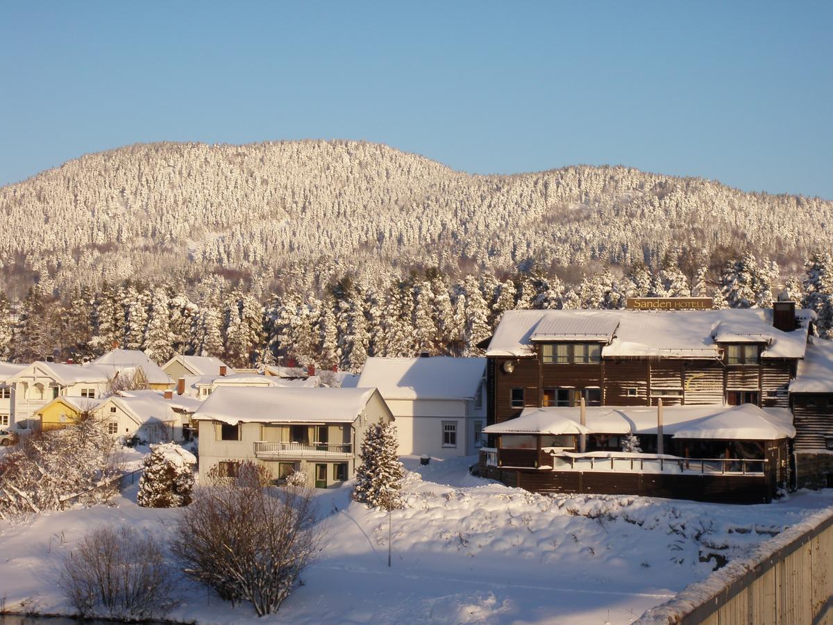 Sanden Hotel Hokksund Eksteriør bilde